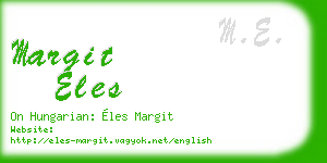 margit eles business card